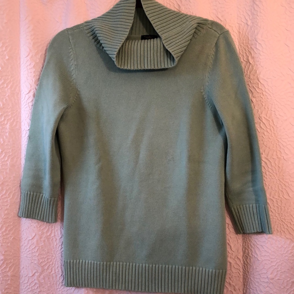 ⭐️3/20⭐️Cowl neck teal sweater